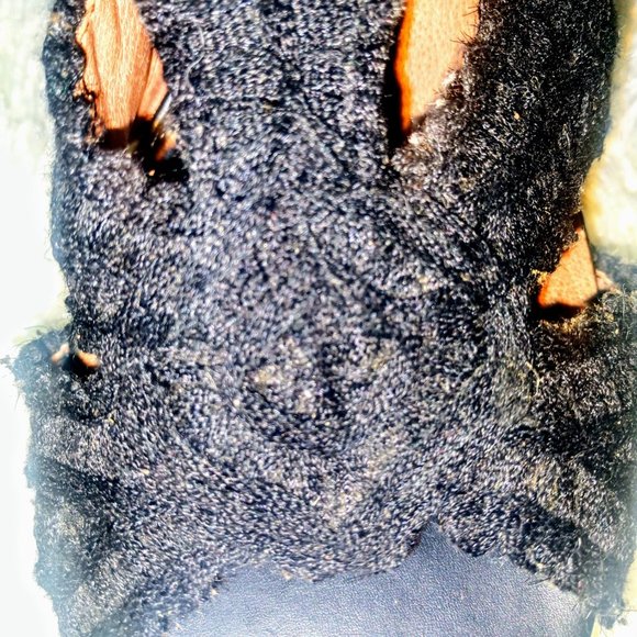 Black Wedge Espadrilles - Picture 2 of 12